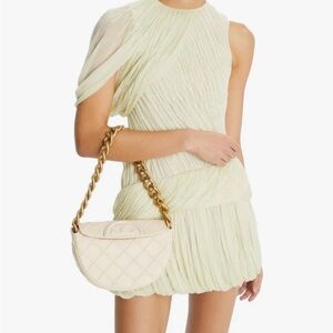 Tory Burch Mini Fleming Soft Crescent Bag
